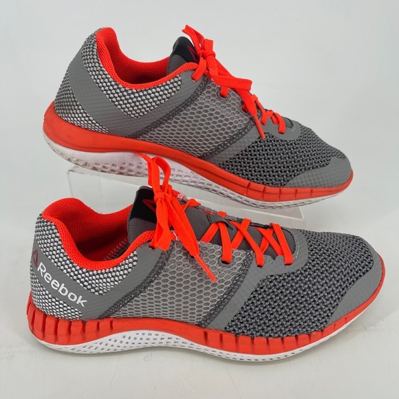 Reebok Other - Reebok  Running Jogging Shoes MENS AQ9667 Gray Orange Low Top Lace Up SIZE 6